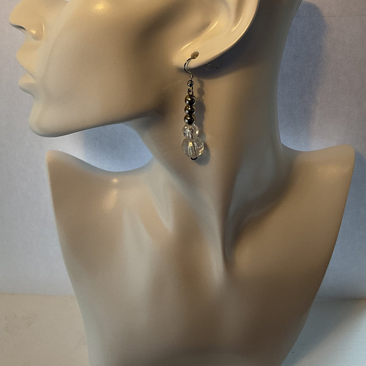 Silver Crystal Earrings