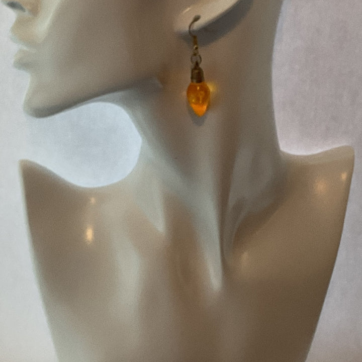 Gold Earrings with Pearl Detail