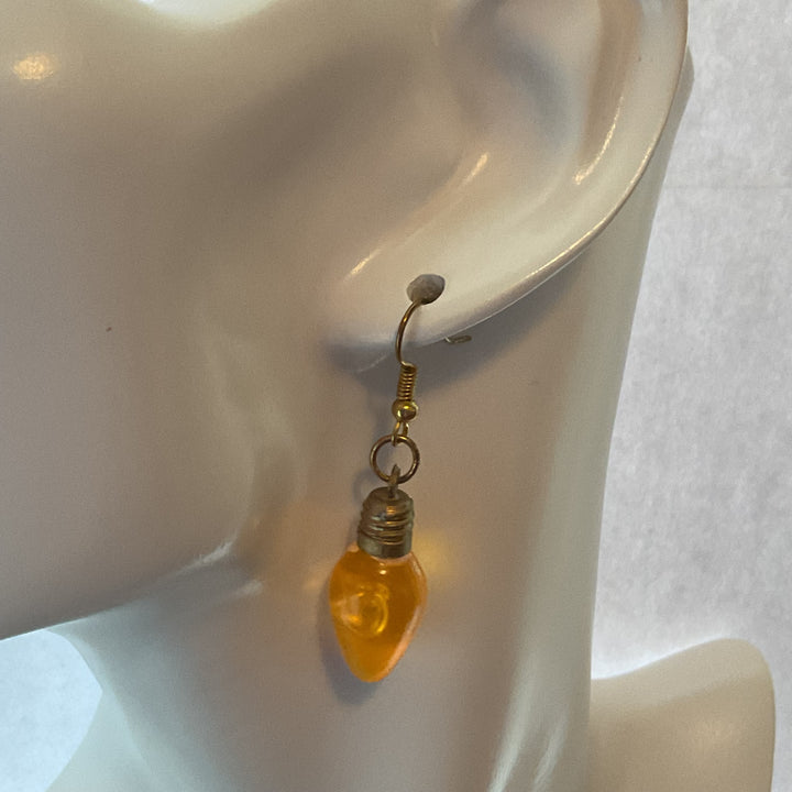 Gold Earrings with Pearl Detail