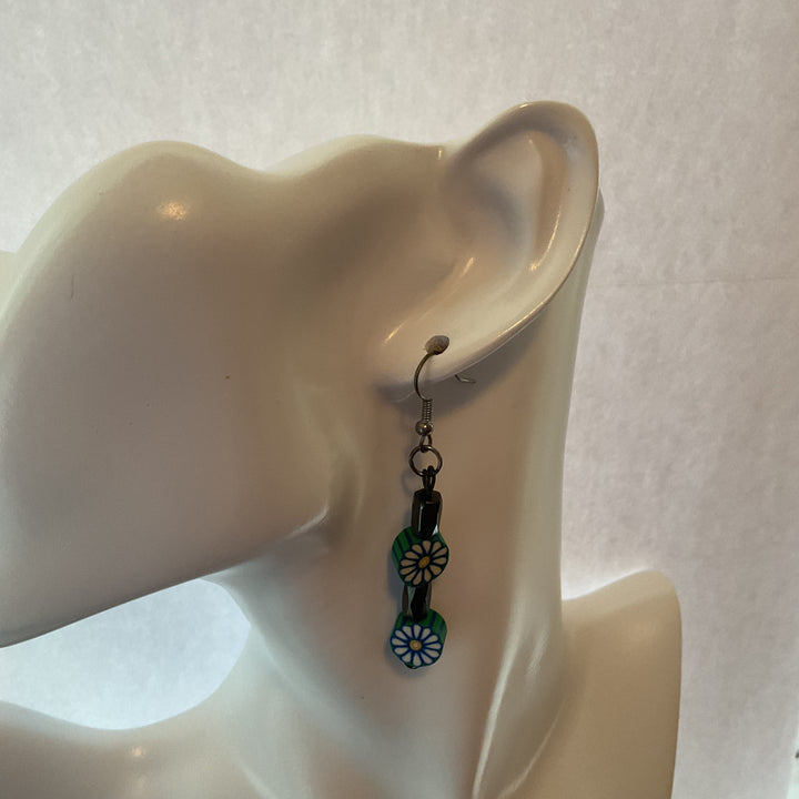 Earrings with Organic Texture