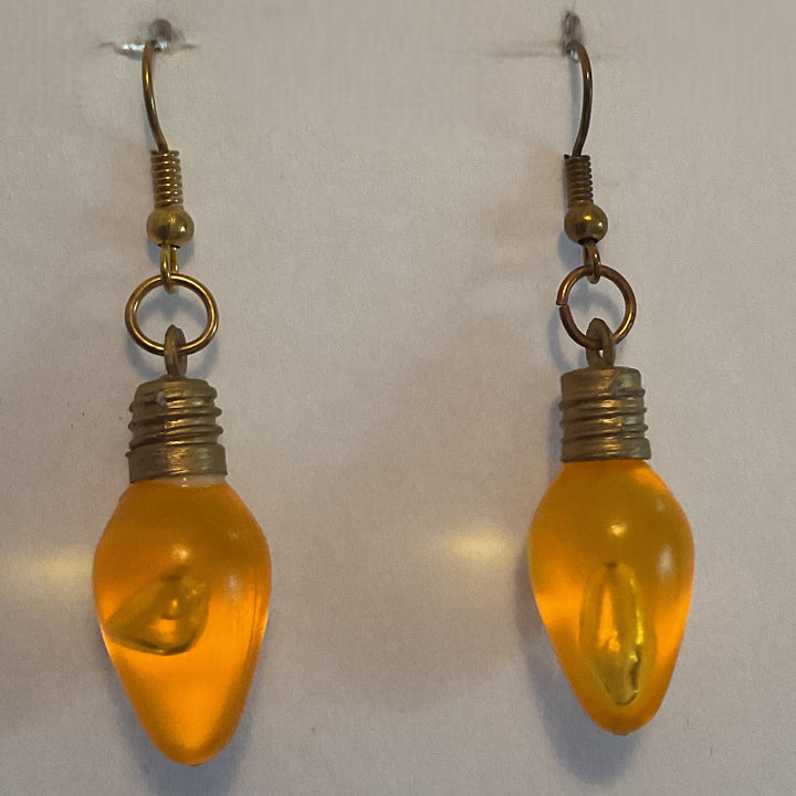 Gold Earrings with Pearl Detail