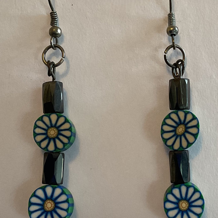 Earrings with Organic Texture