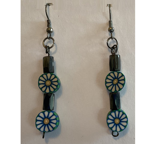 Earrings with Organic Texture