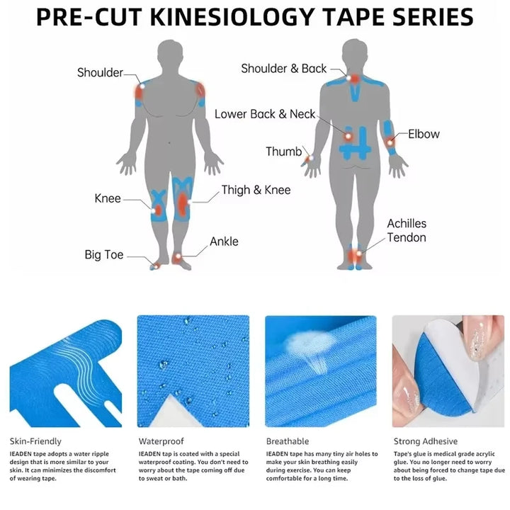 10PCS Kinesiology Tape for Knees