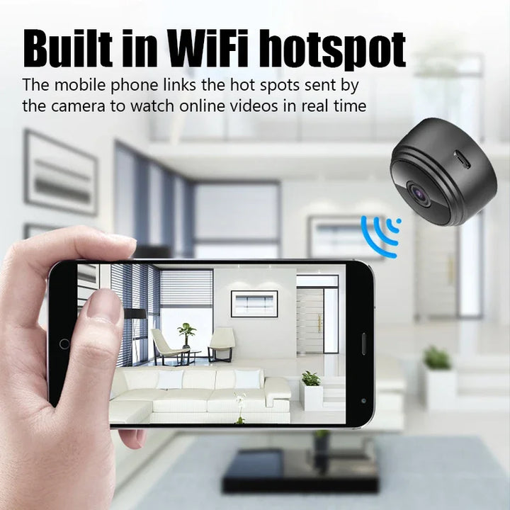 9 WiFi Mini Camera – Wireless Security for Home & Pets