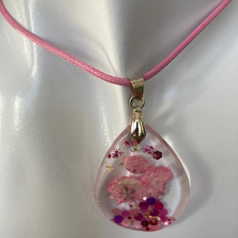 Necklace with Dried Flower